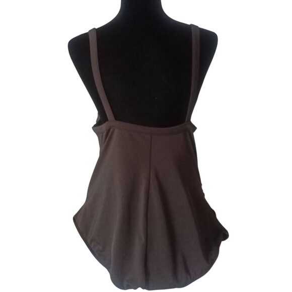 3X CATALINA One Piece Swimsuit In A Dark Rich Chocolate Brown - Picture 6 of 9